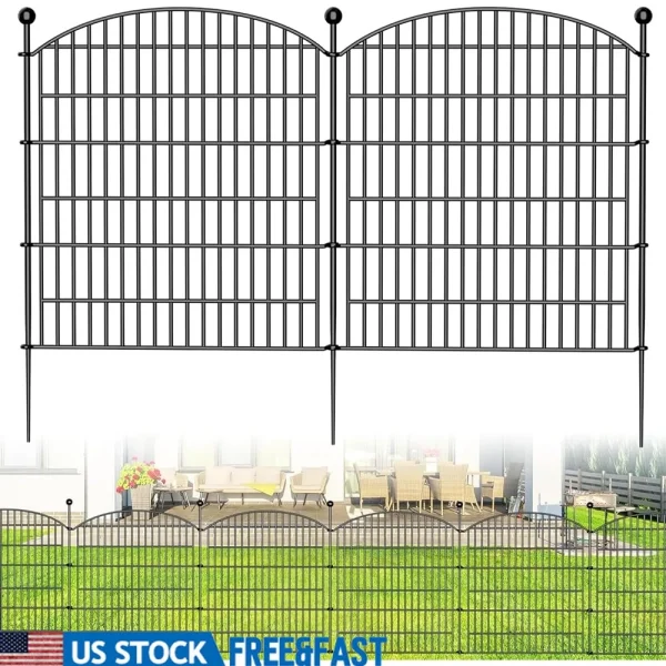10 Panels No Dig Garden Fence