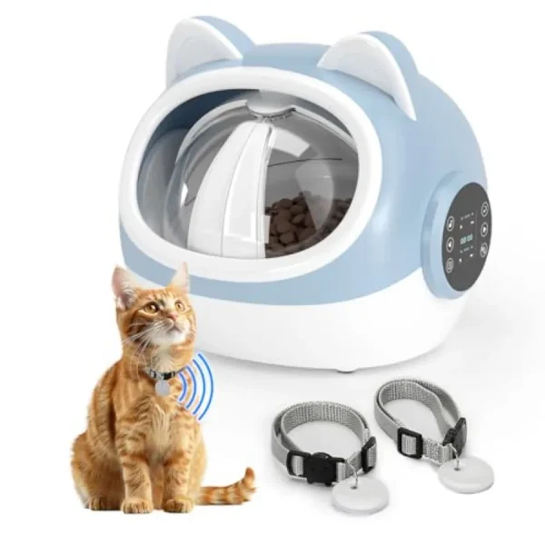 Pet Feeder with Dual Collar Tags