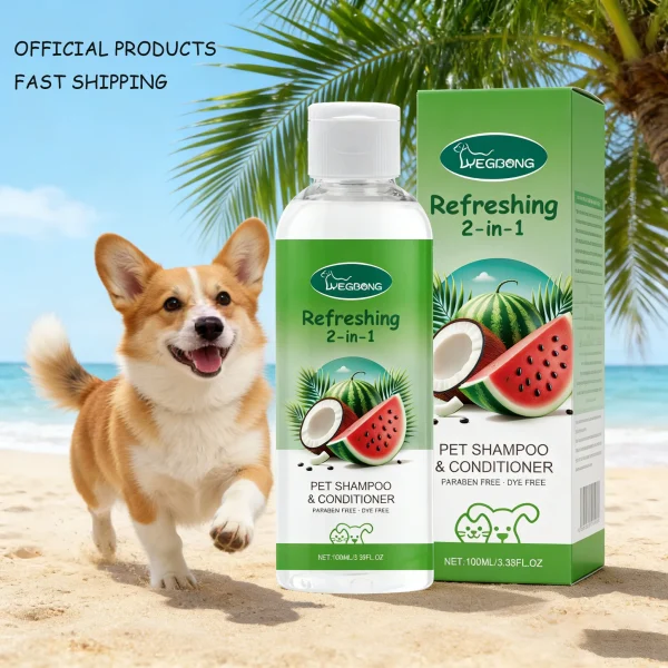 YEGBONG 100ml Refreshing 2-In-1 Pet Shampoo