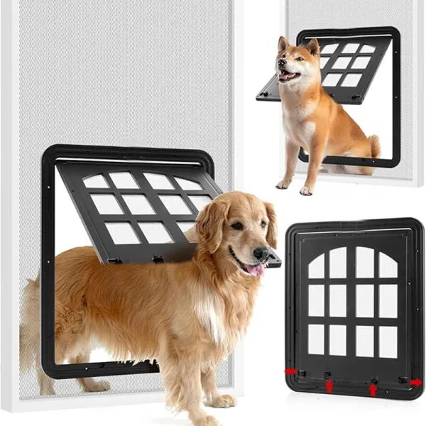 Large Dog Screen Door Flap